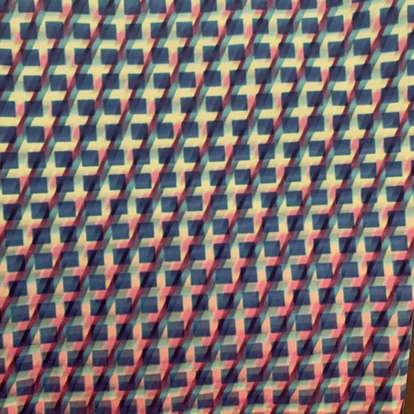 Athleta Vivid Sonar Capri Leggings Cropped Colorful Geometric Womens Size Small - Picture 6 of 9